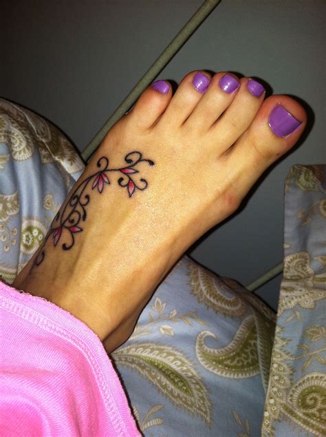 name tattoo foot|cute foot tattoo ideas.